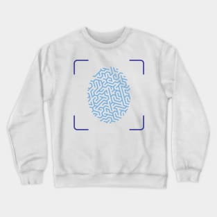 Fingerprint maze Crewneck Sweatshirt
